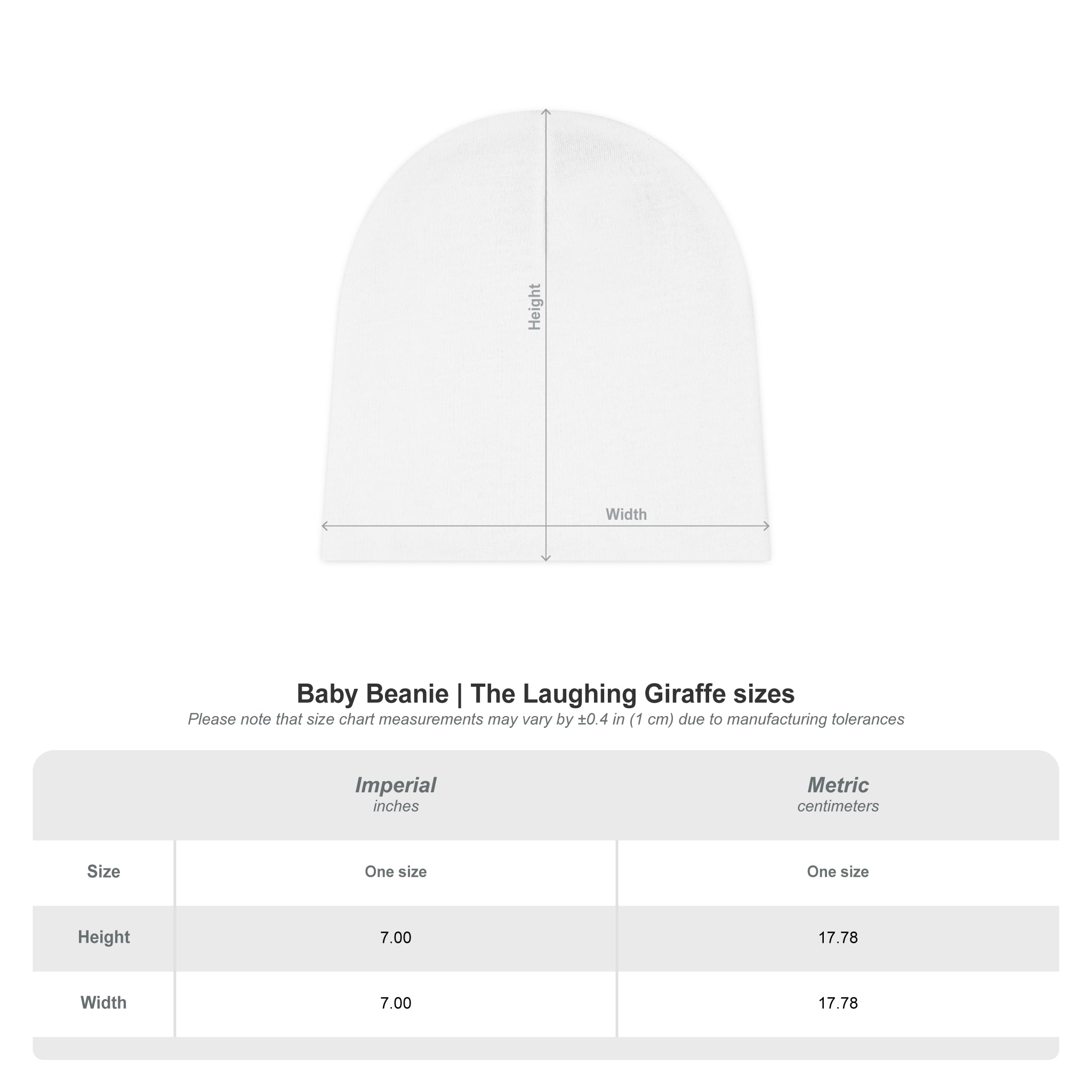 Baby Beanie — "Please Don't Touch Me, I DON'T Want Germs!" Protective Infant Hat