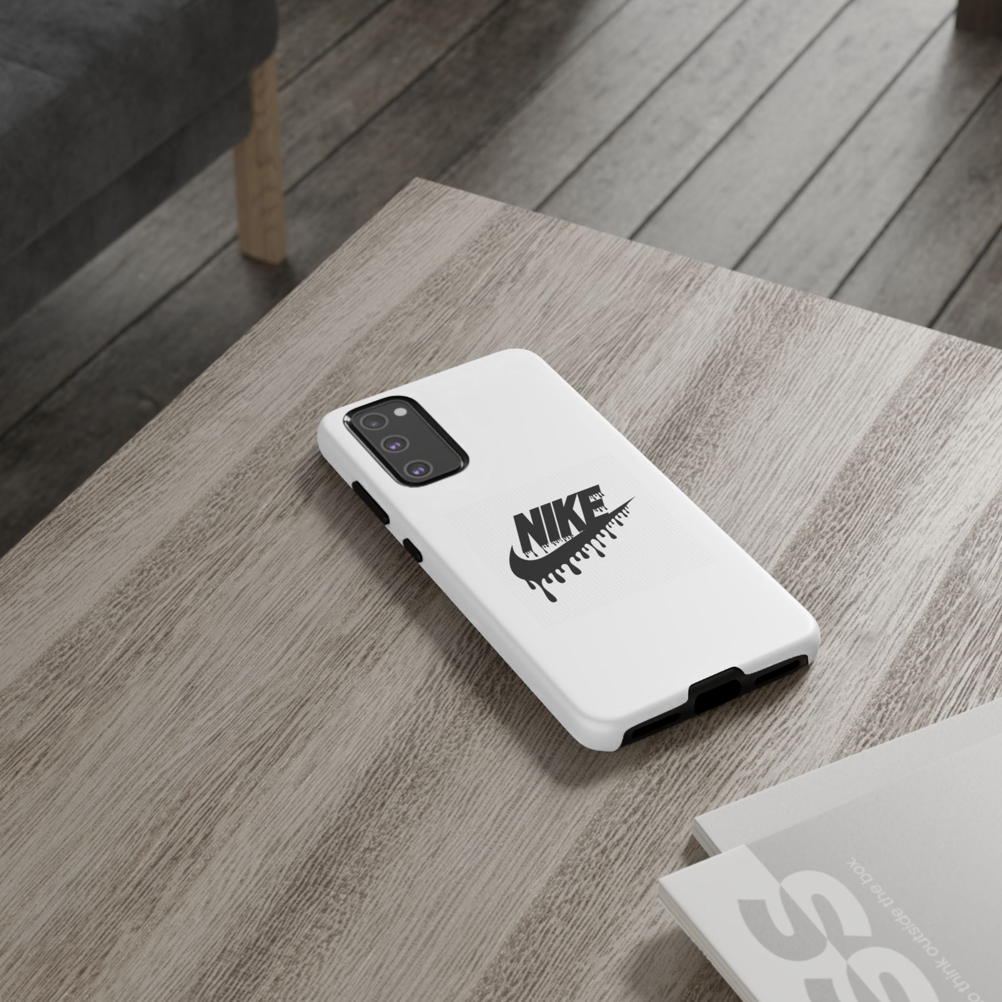 Phone Case — Dripping Nike Swoosh Graphic Tough Protective Case