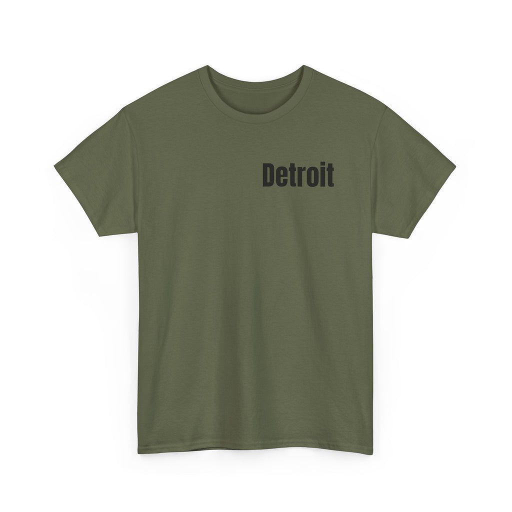 Detroit Born & Raised T‑Shirt — 'Born & Raised in Detroit, Don't F**k Around & Find Out' City Pride Tee