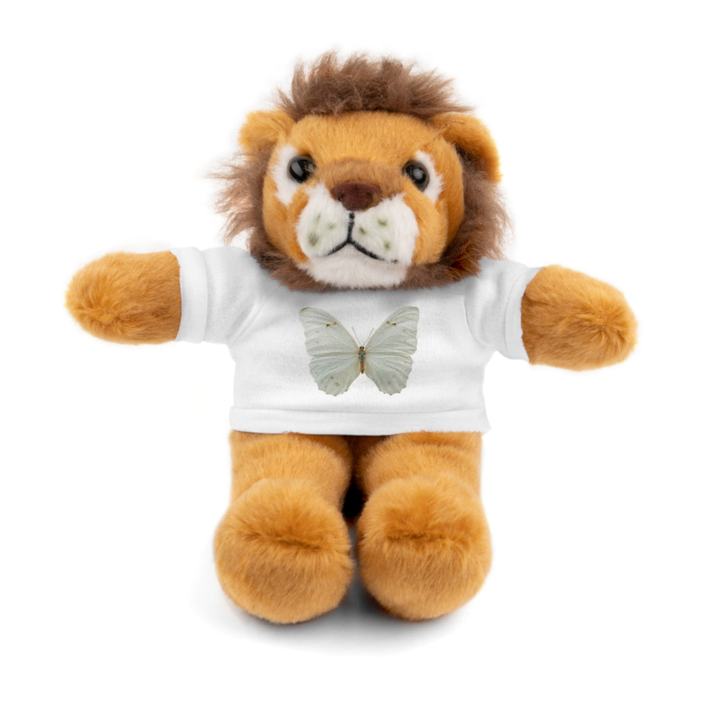 Plush Teddy Bear with Butterfly Tee — Soft Stuffed Animal Gift