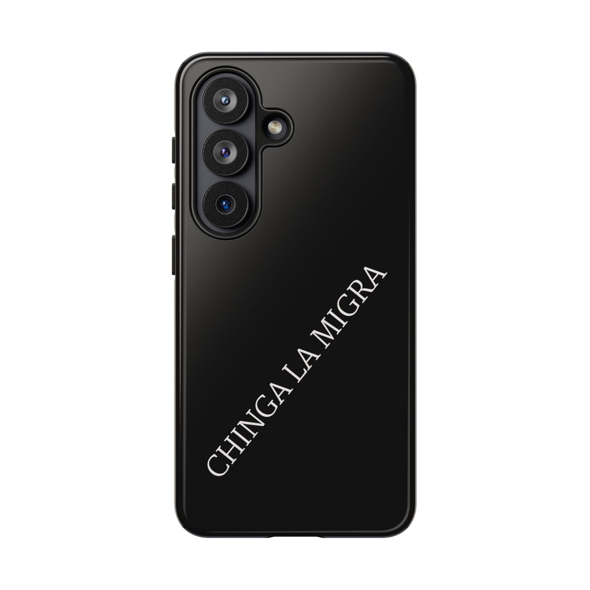 Bold "Chinga La Migra" Phone Case – Black Tough Protective Cover
