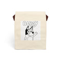 Bluey Canvas Lunch Bag — Kids Cartoon Insulated Lunch Tote with Strap
