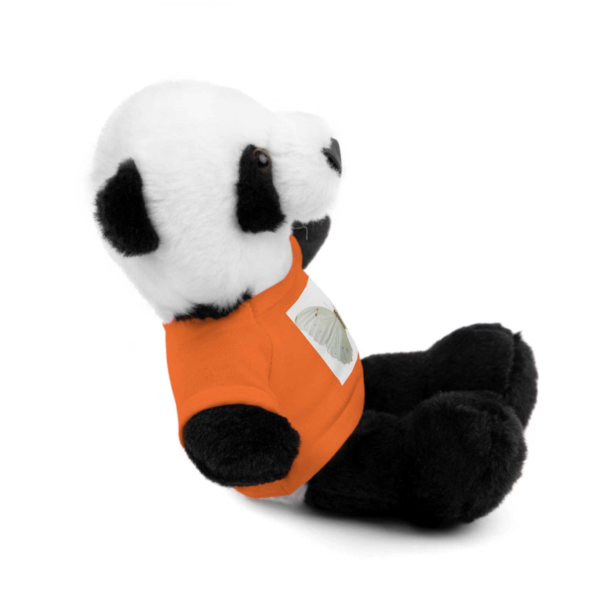 Plush Teddy Bear with Butterfly Tee — Soft Stuffed Animal Gift