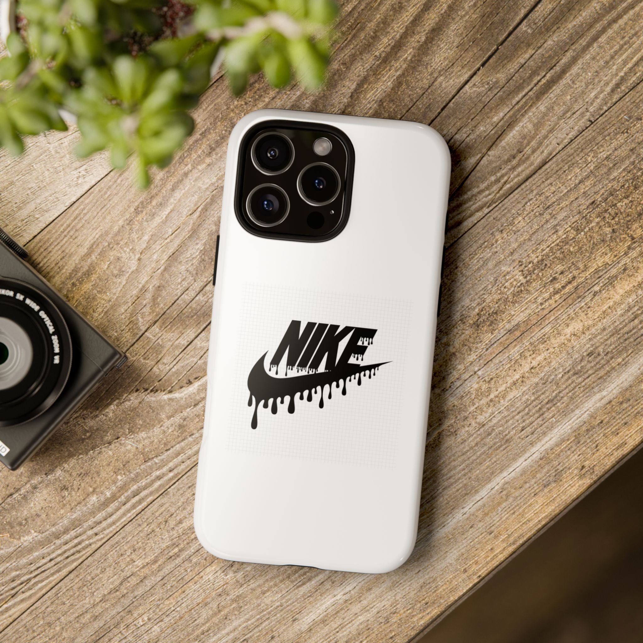 Phone Case — Dripping Nike Swoosh Graphic Tough Protective Case