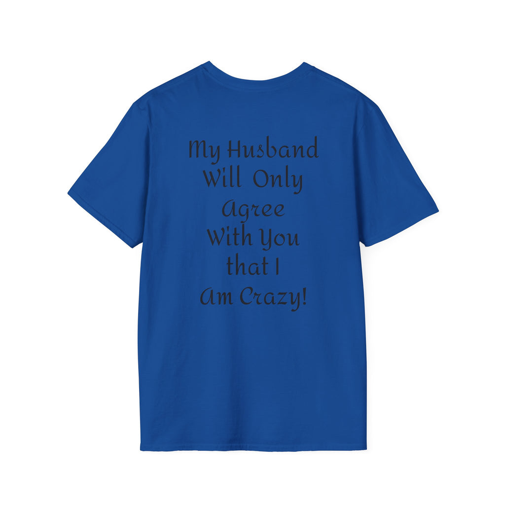 Crazy Script Tee — Minimal Script Graphic T‑Shirt