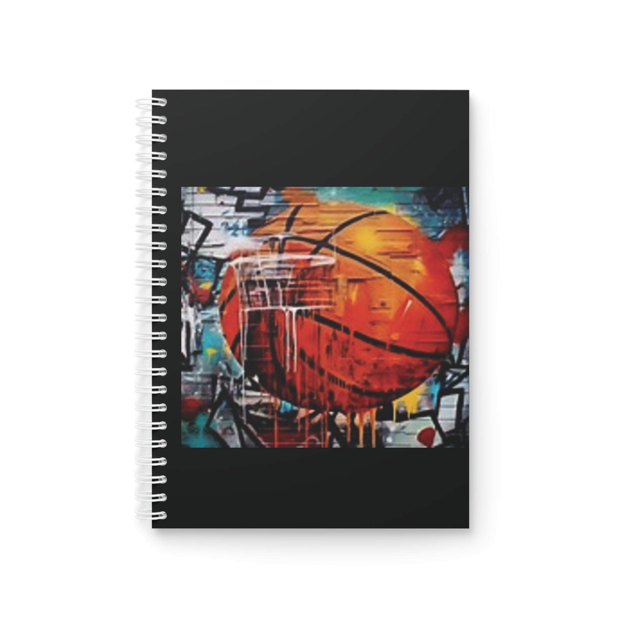 Basketball Graffiti Spiral Notebook — Urban Sports Journal