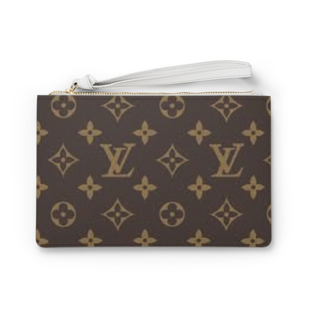 Luxury Monogram Clutch Bag — Designer-Inspired Wristlet Purse