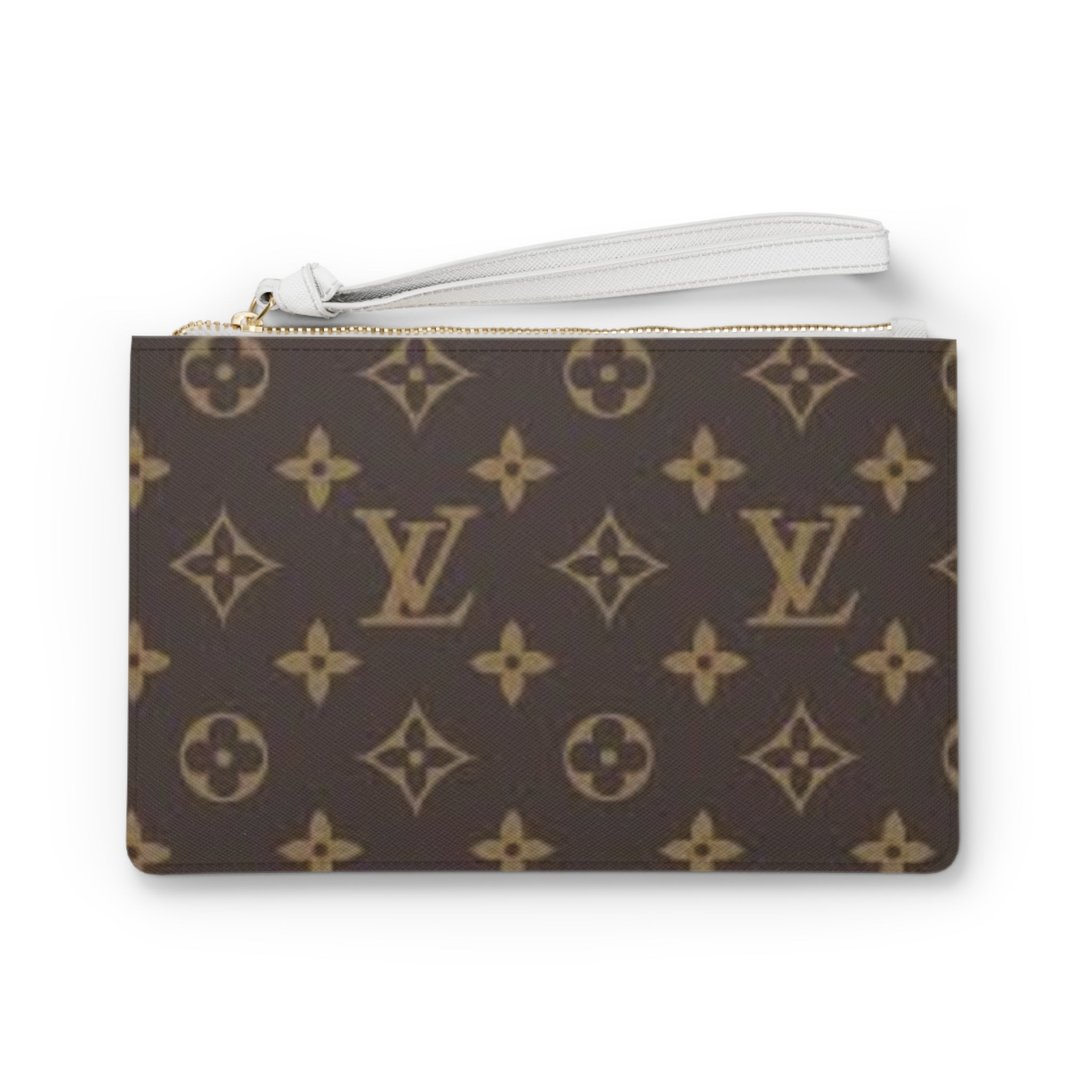 Luxury Monogram Clutch Bag — Designer-Inspired Wristlet Purse