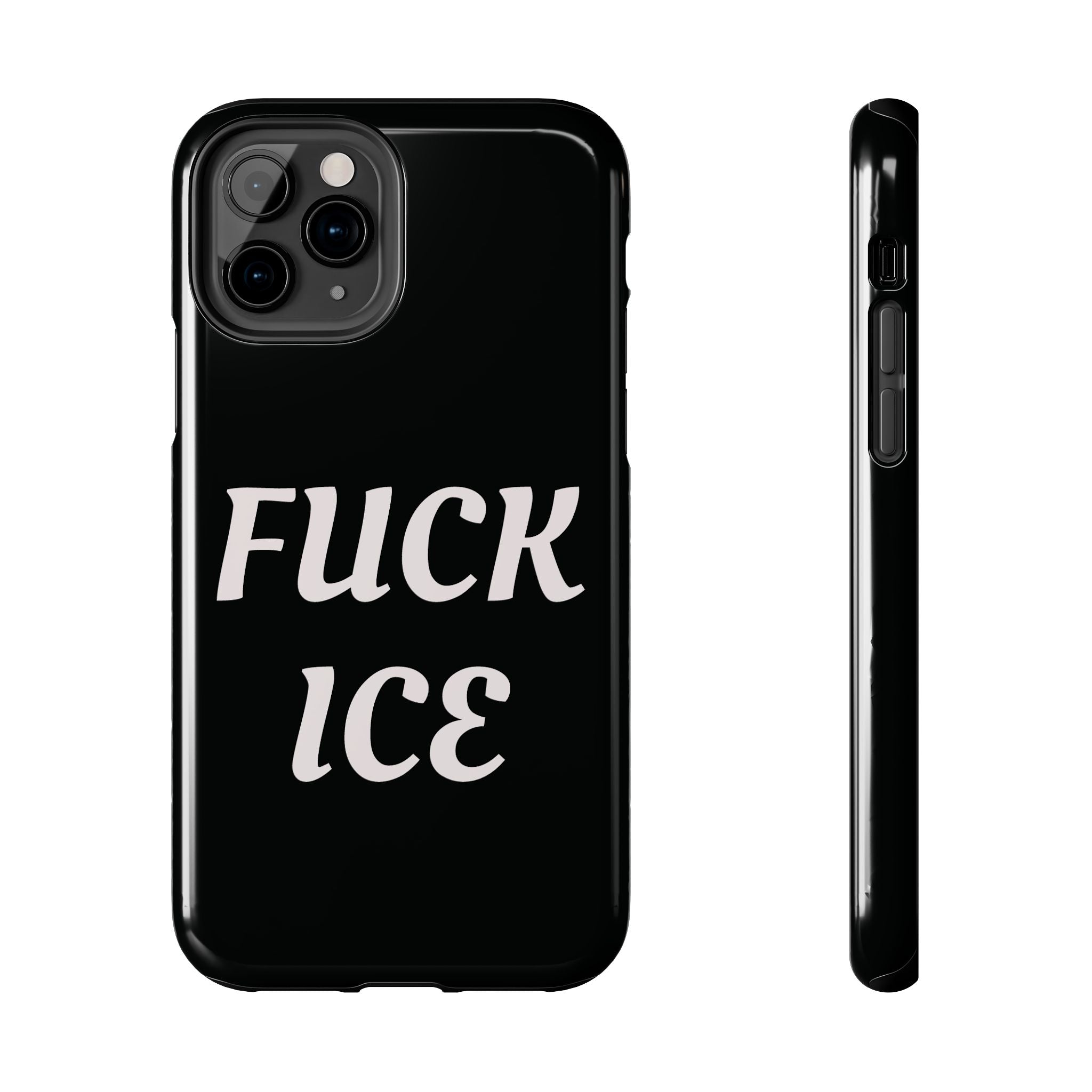 Phone Case — Bold “FUCK ICE” Political Statement Protective Case