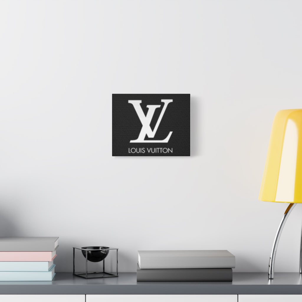 Luxury Logo Canvas Print — Monogram Wall Art