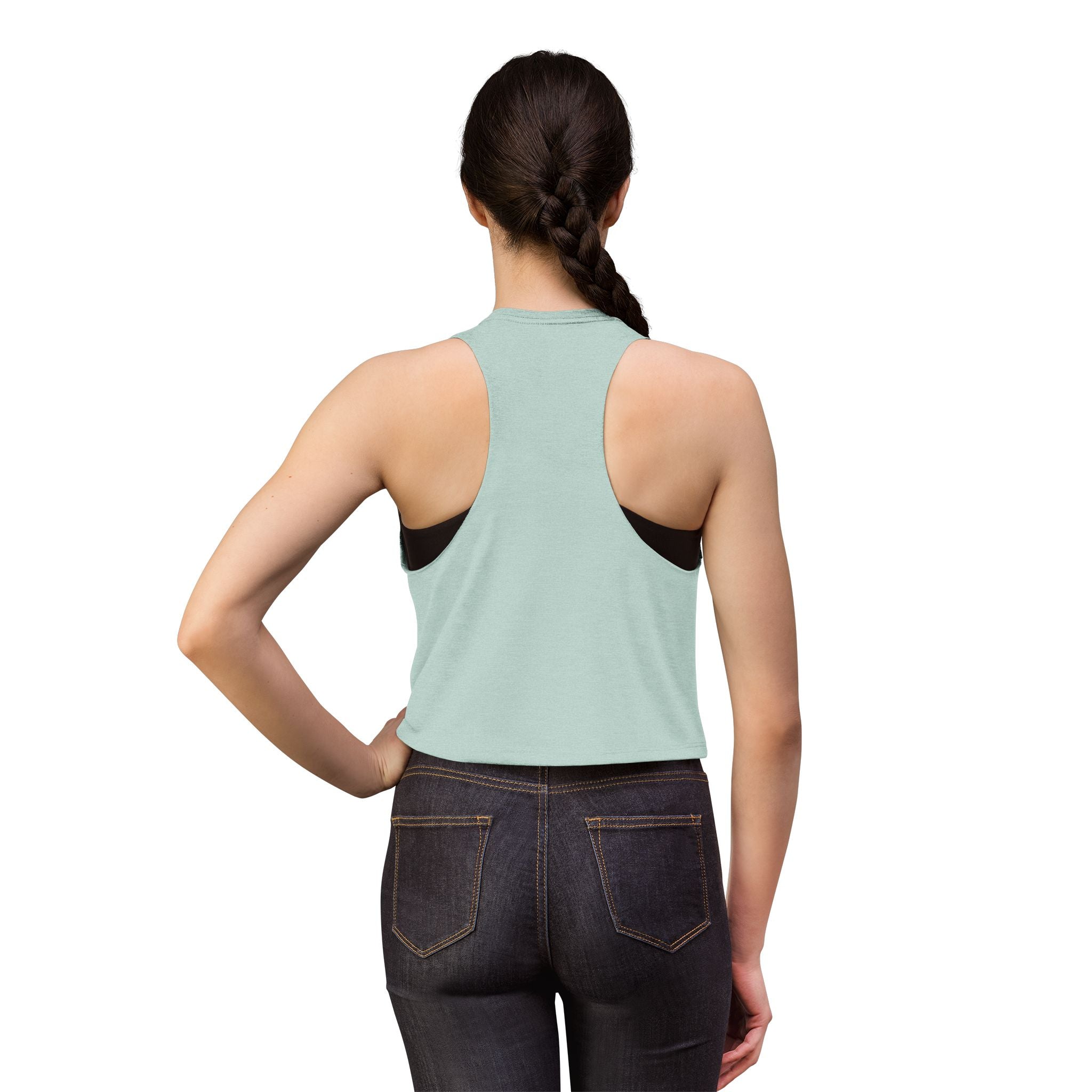 Cowgirl Crop Top — Women's Western Script Tank