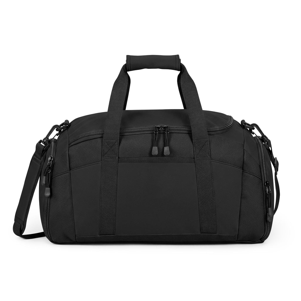 Milwaukee Logo Gym Bag — Durable Black Weekend & Workout Duffel