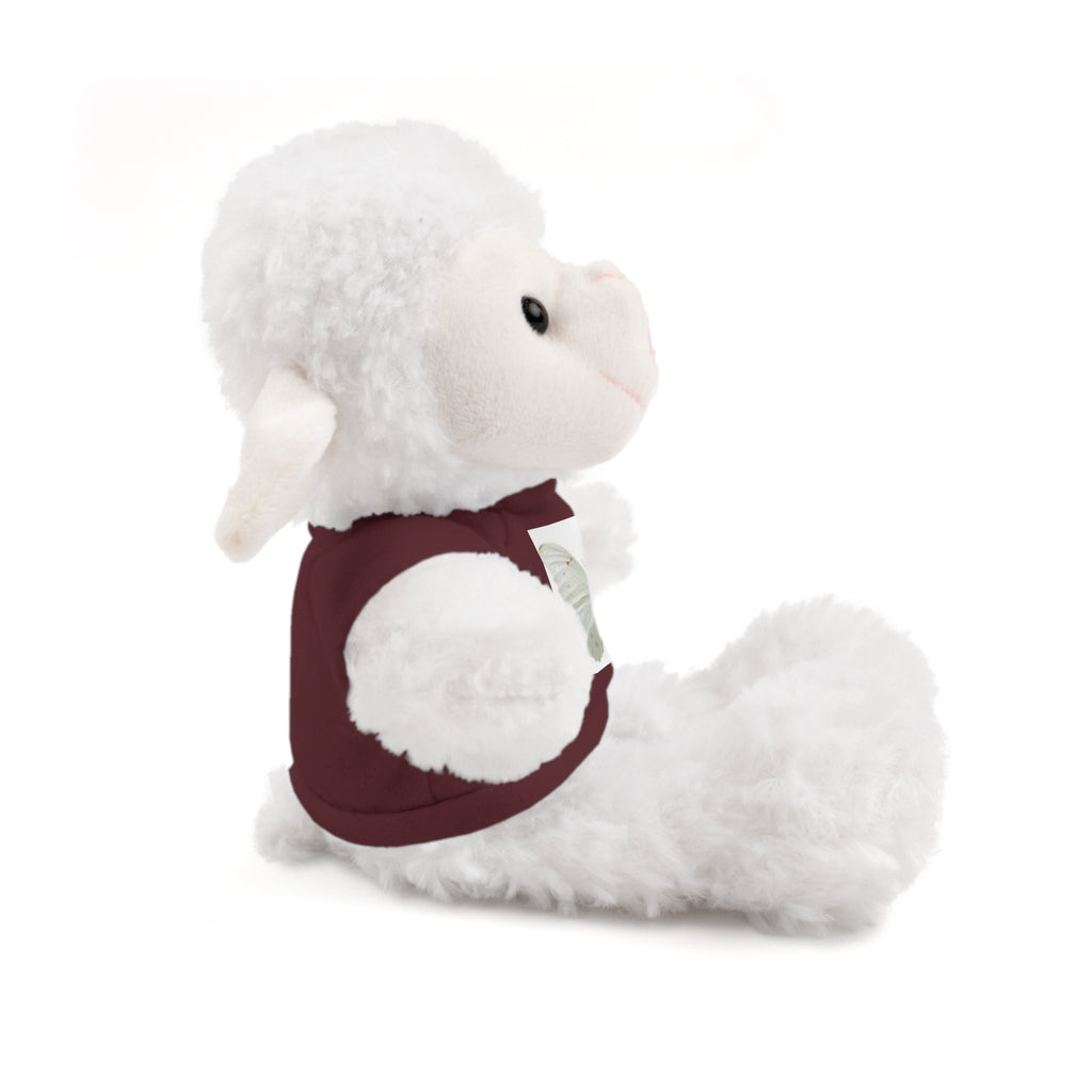 Plush Teddy Bear with Butterfly Tee — Soft Stuffed Animal Gift