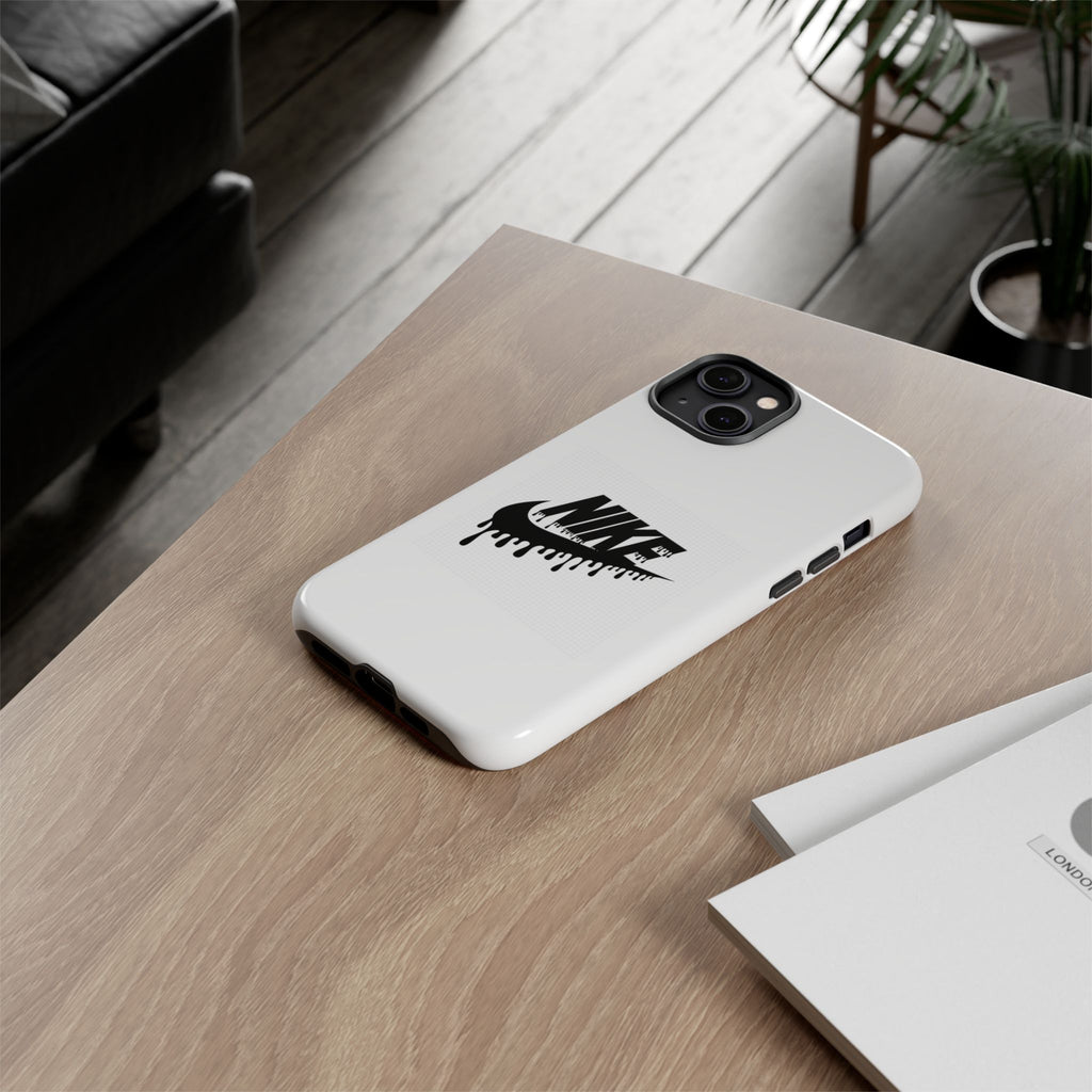 Phone Case — Dripping Nike Swoosh Graphic Tough Protective Case