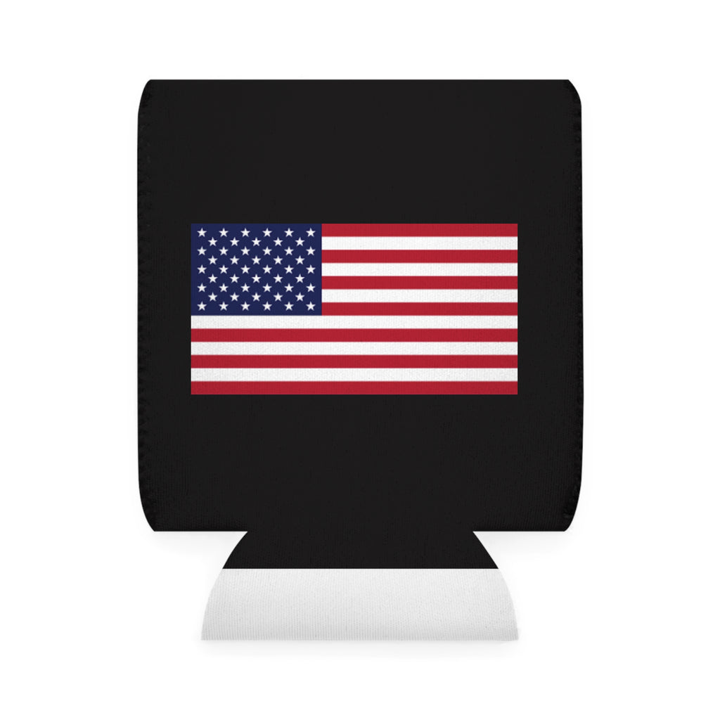 American Flag Can Cooler Sleeve – Patriotic Beer Koozie for 4th of July & Veterans