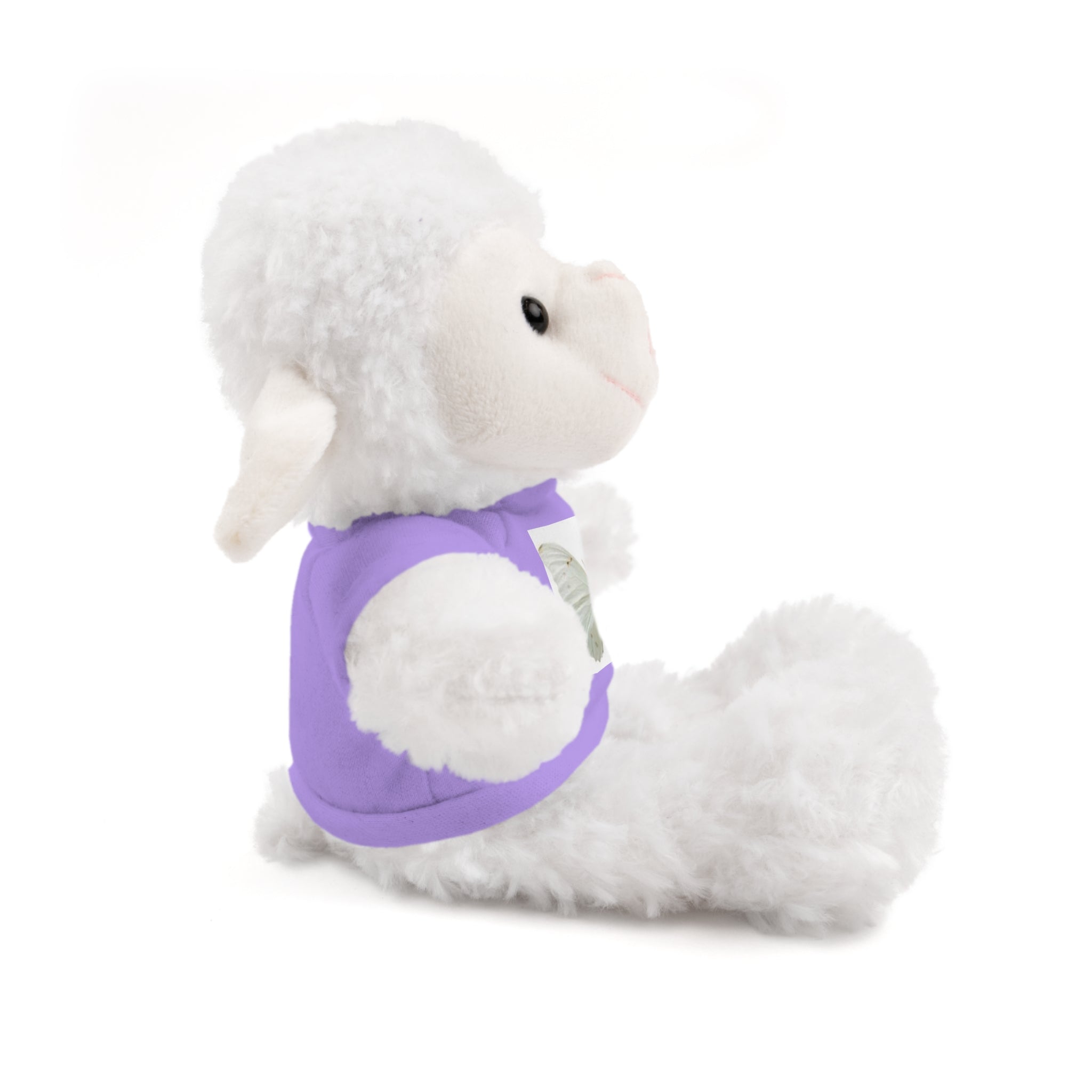 Plush Teddy Bear with Butterfly Tee — Soft Stuffed Animal Gift