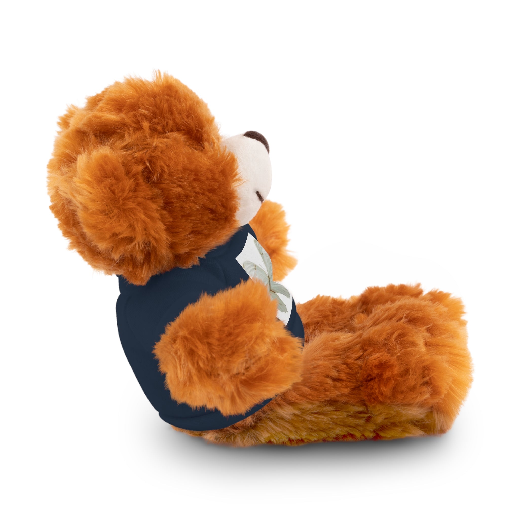 Plush Teddy Bear with Butterfly Tee — Soft Stuffed Animal Gift