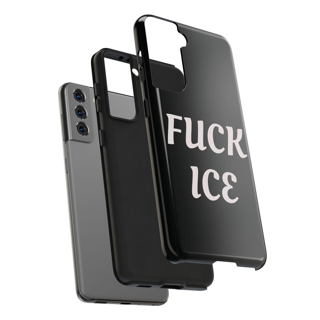 Phone Case — Bold “FUCK ICE” Political Statement Protective Case