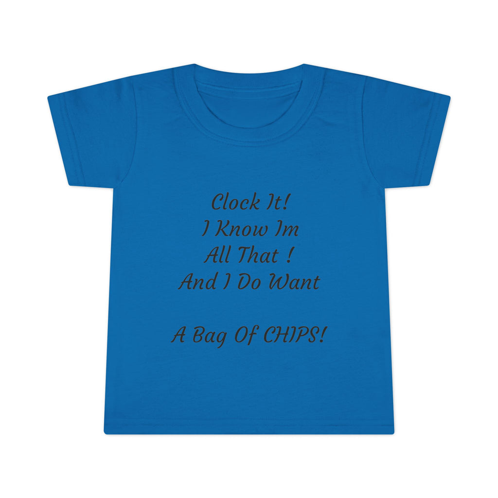 Toddler T-Shirt — Cute Script Quote Tee for Little Ones