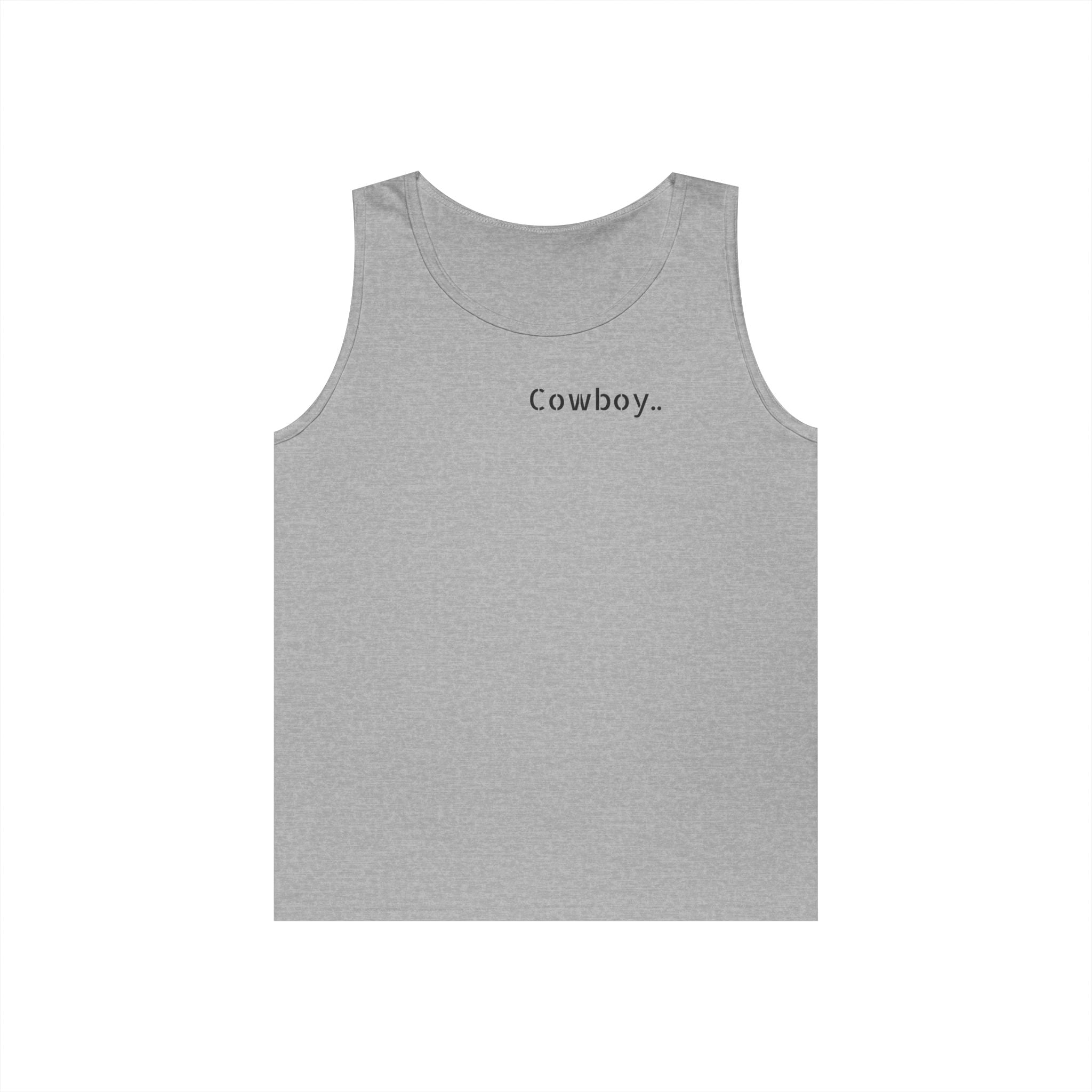 Cowboy Tank Top - "Cowboy" Front, "Cowboy Gone Wild" Back Graphic Tank