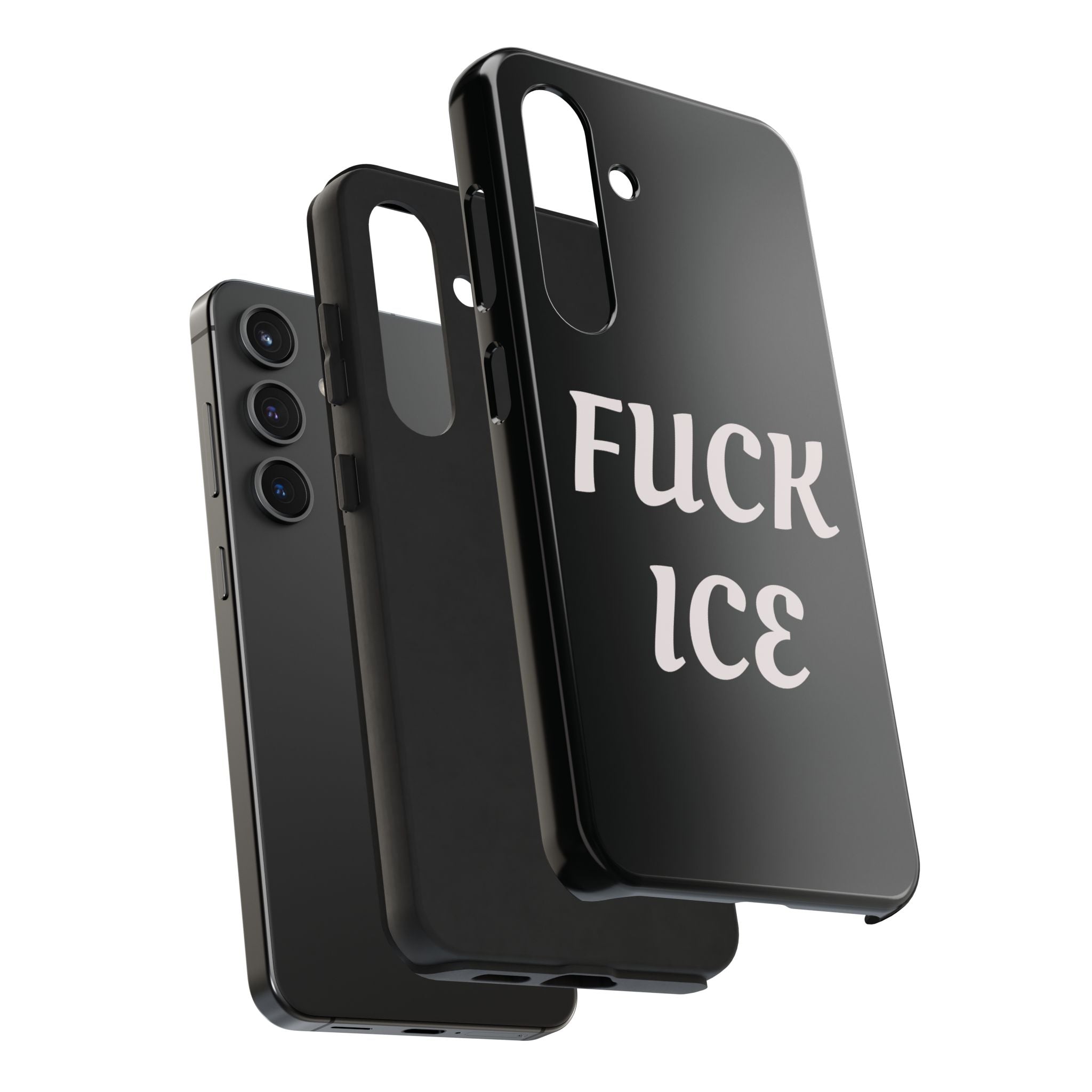 Phone Case — Bold “FUCK ICE” Political Statement Protective Case