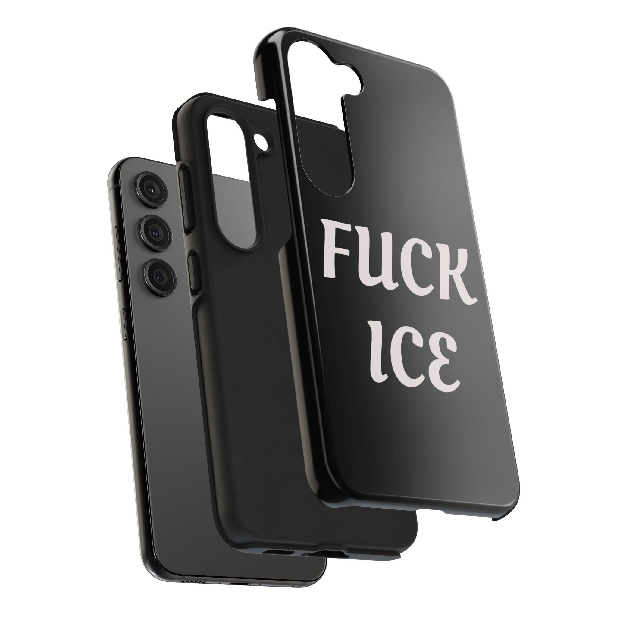 Phone Case — Bold “FUCK ICE” Political Statement Protective Case