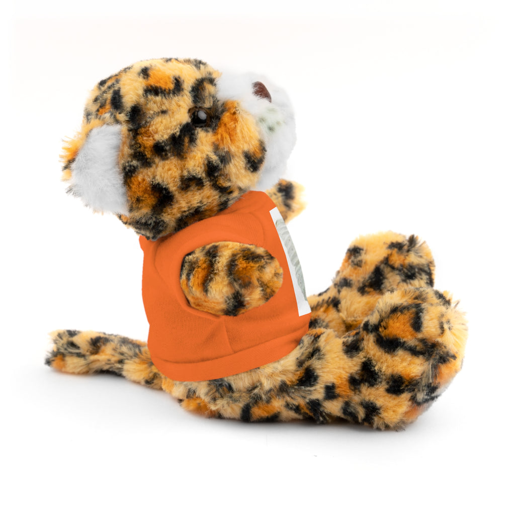Plush Teddy Bear with Butterfly Tee — Soft Stuffed Animal Gift