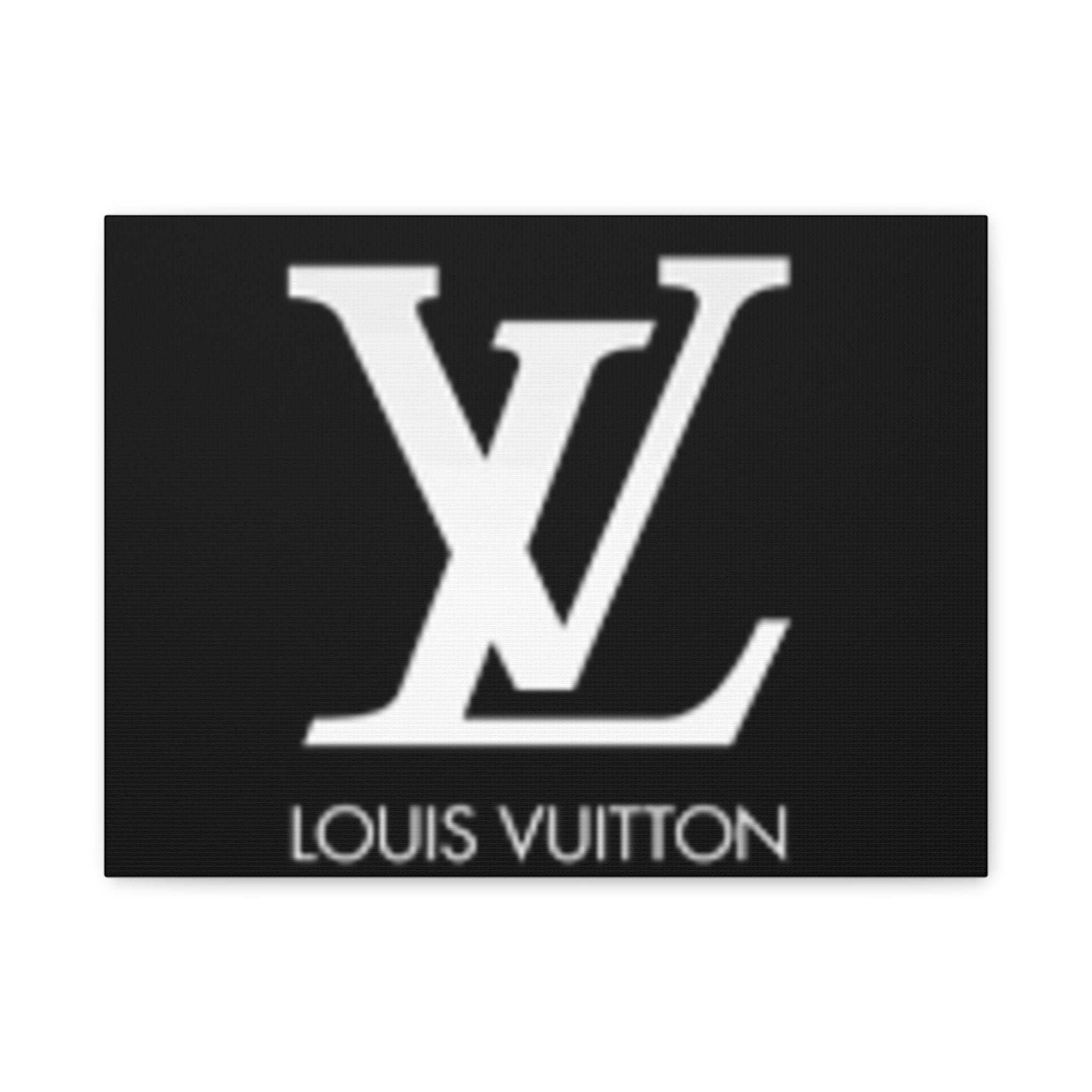 Luxury Logo Canvas Print — Monogram Wall Art