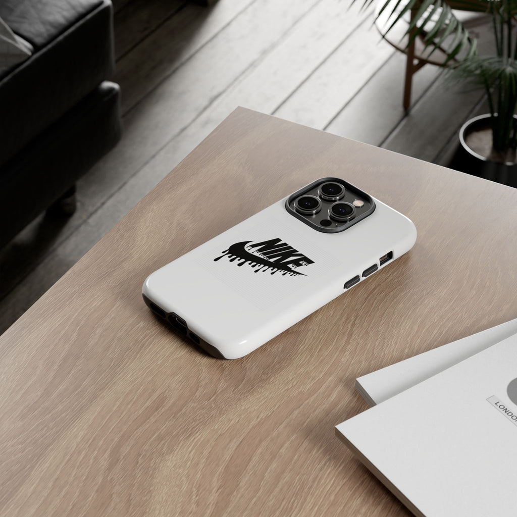 Phone Case — Dripping Nike Swoosh Graphic Tough Protective Case