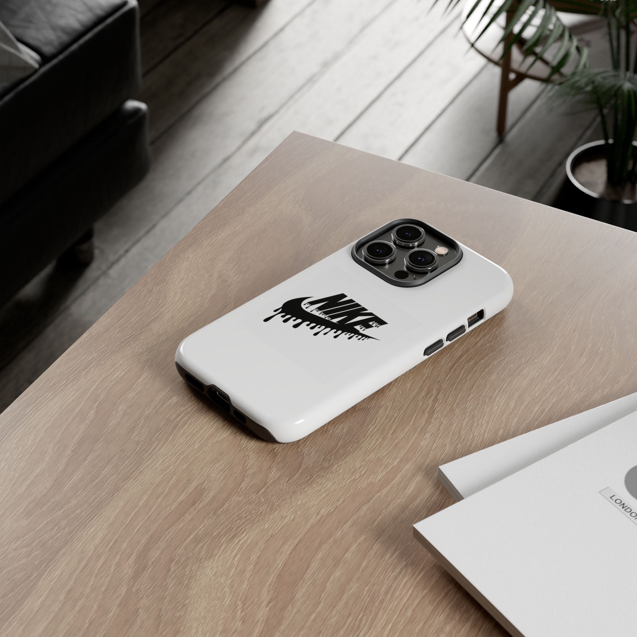 Phone Case — Dripping Nike Swoosh Graphic Tough Protective Case