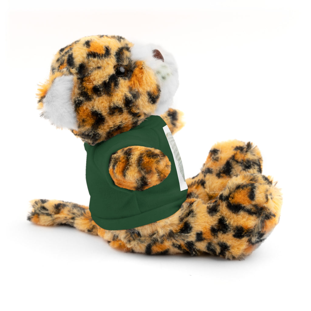 Plush Teddy Bear with Butterfly Tee — Soft Stuffed Animal Gift