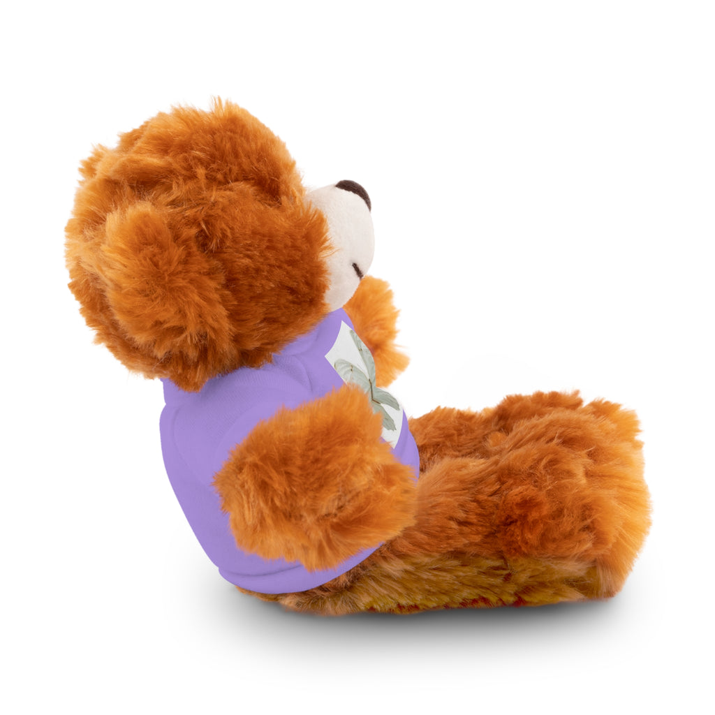 Plush Teddy Bear with Butterfly Tee — Soft Stuffed Animal Gift
