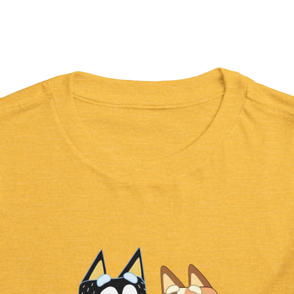 Toddler Tee — Cute Cartoon Bluey Family Kids Shirt