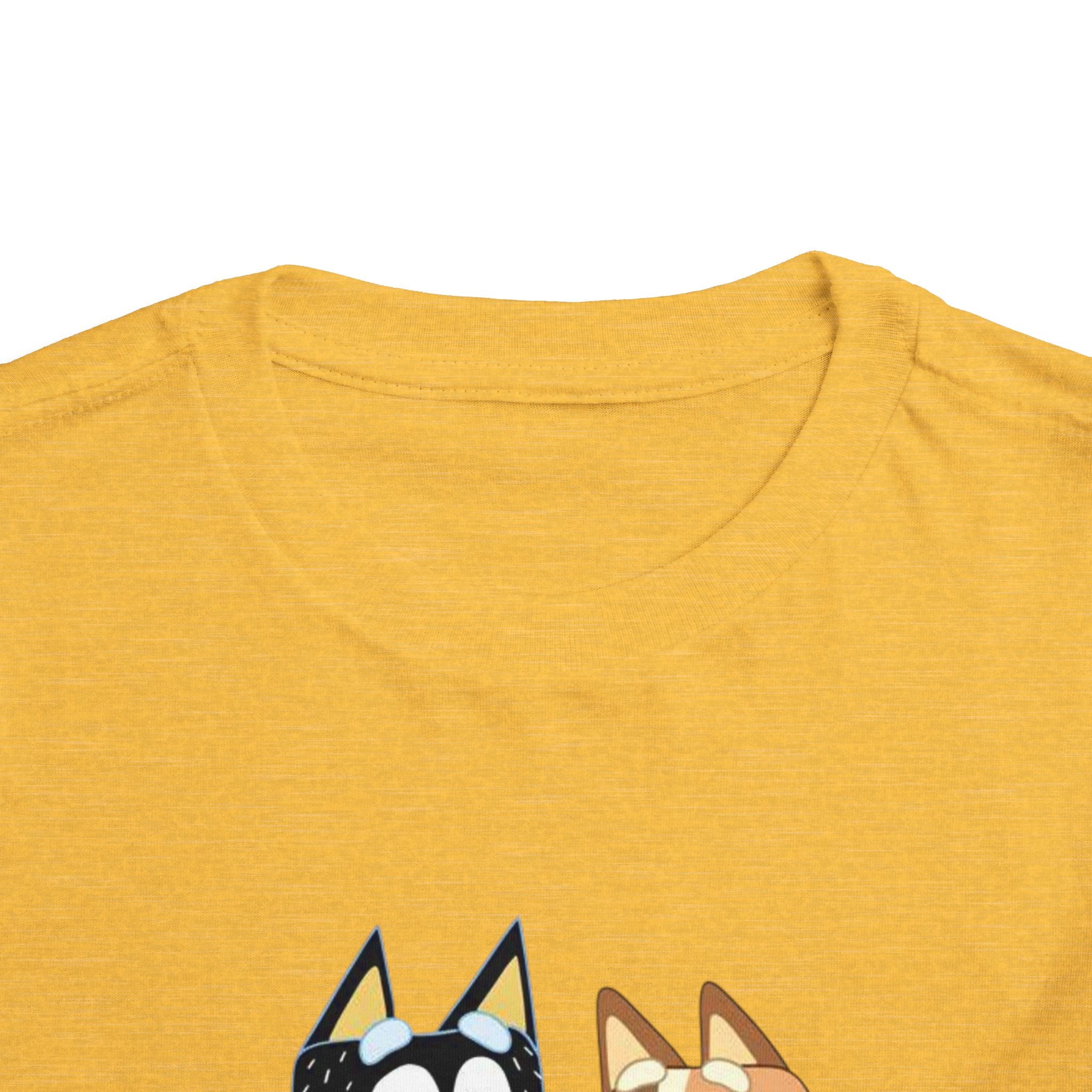 Toddler Tee — Cute Cartoon Bluey Family Kids Shirt