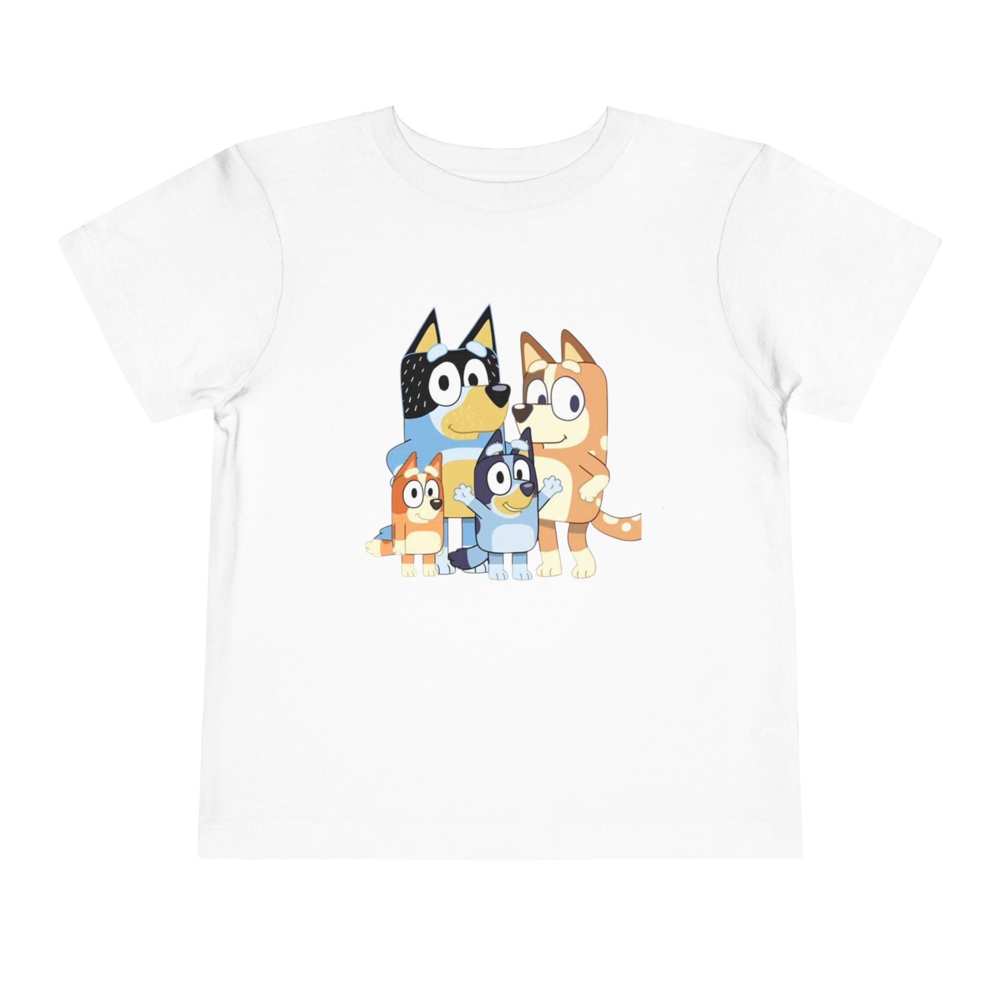 Toddler Tee — Cute Cartoon Bluey Family Kids Shirt