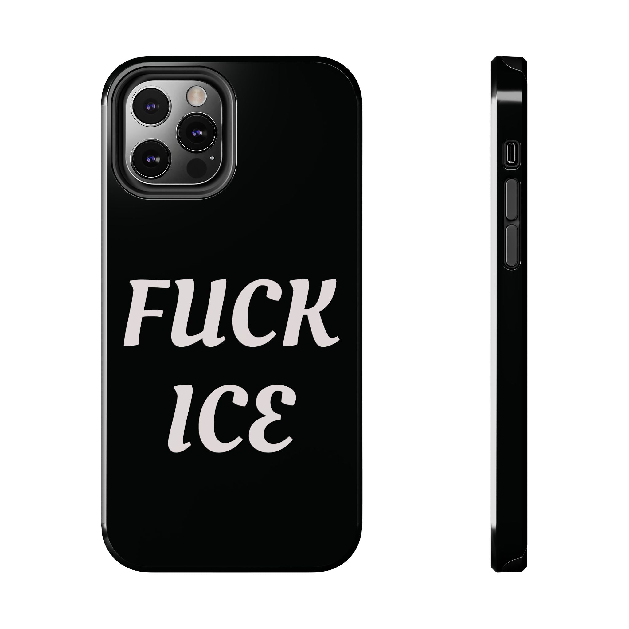 Phone Case — Bold “FUCK ICE” Political Statement Protective Case