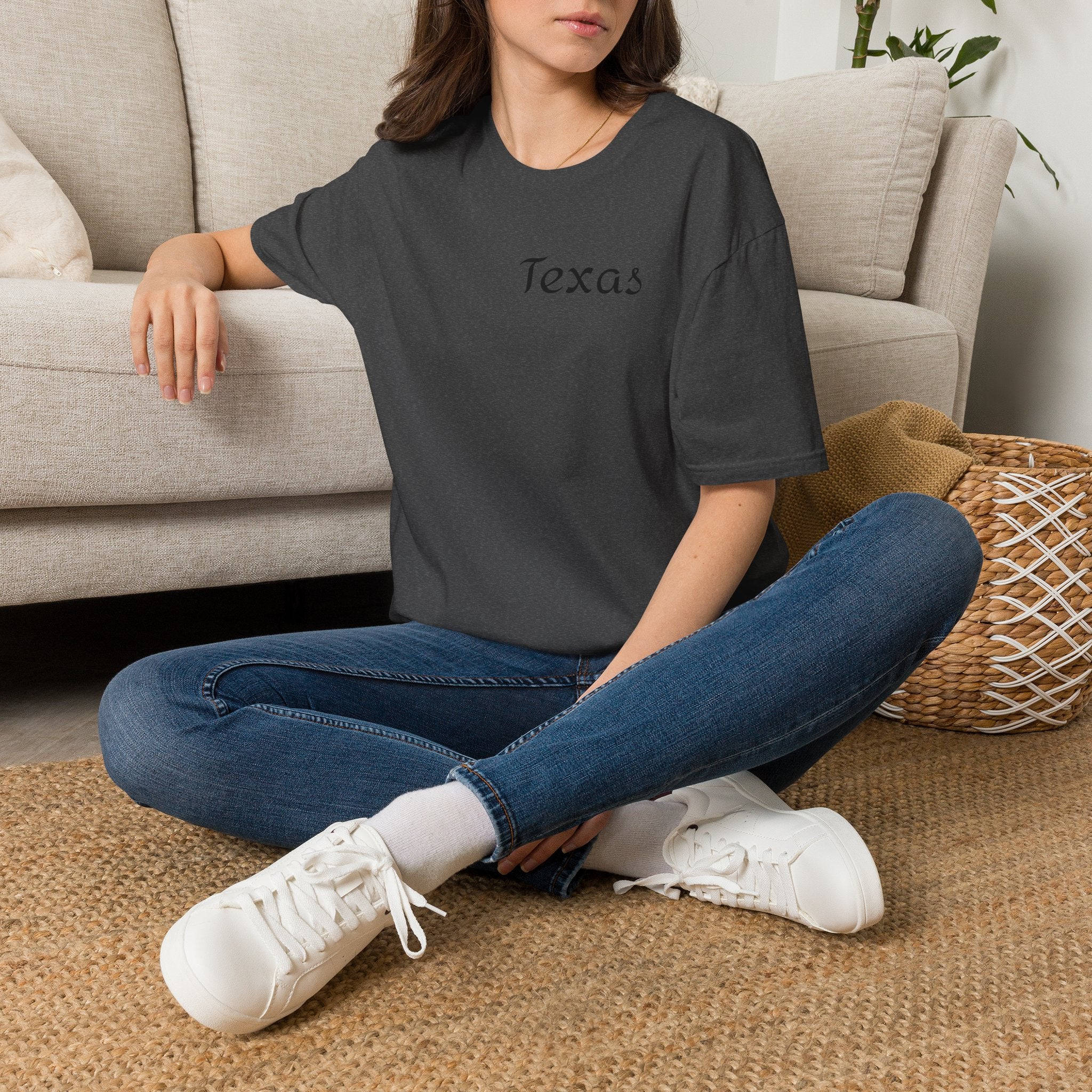Texas Script T-Shirt — Minimal State Pride Tee