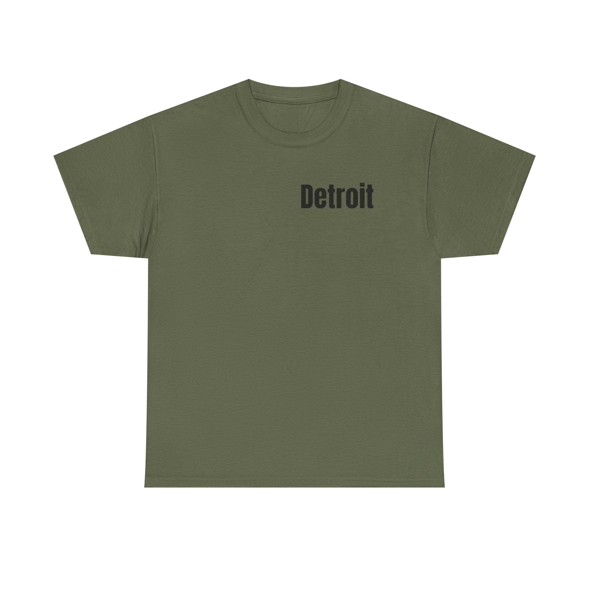 Detroit Born & Raised T‑Shirt — 'Born & Raised in Detroit, Don't F**k Around & Find Out' City Pride Tee