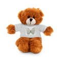 Plush Teddy Bear with Butterfly Tee — Soft Stuffed Animal Gift