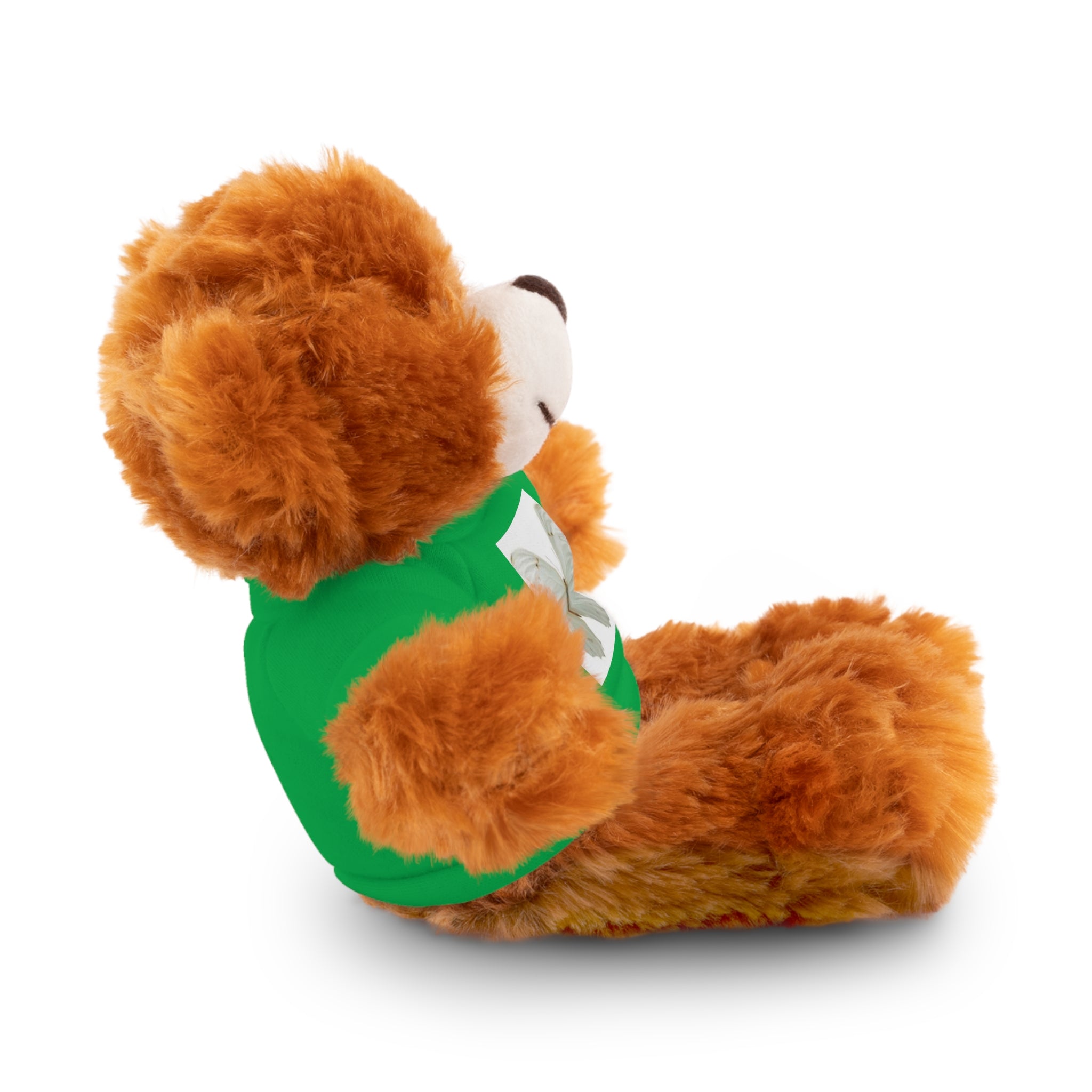 Plush Teddy Bear with Butterfly Tee — Soft Stuffed Animal Gift