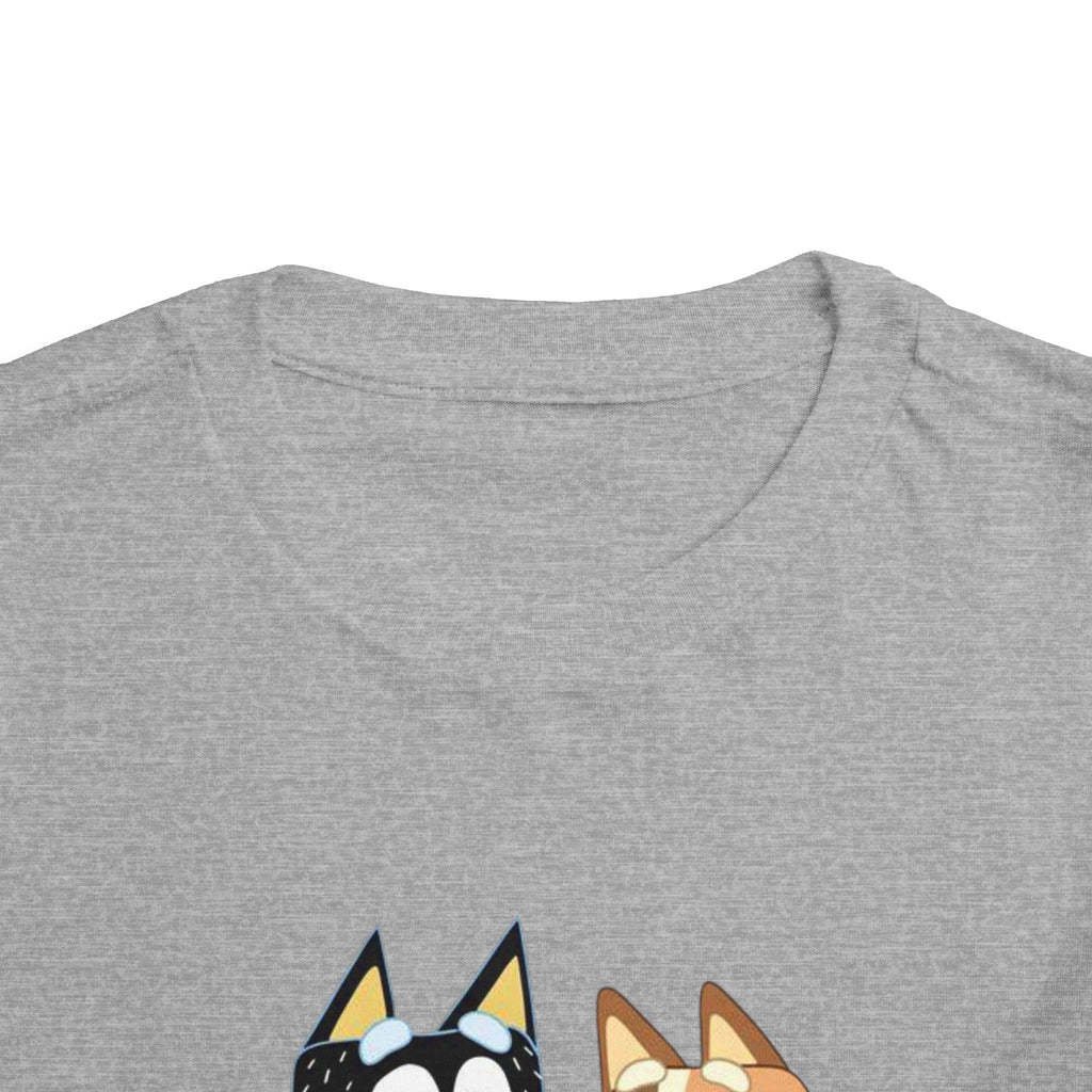 Toddler Tee — Cute Cartoon Bluey Family Kids Shirt