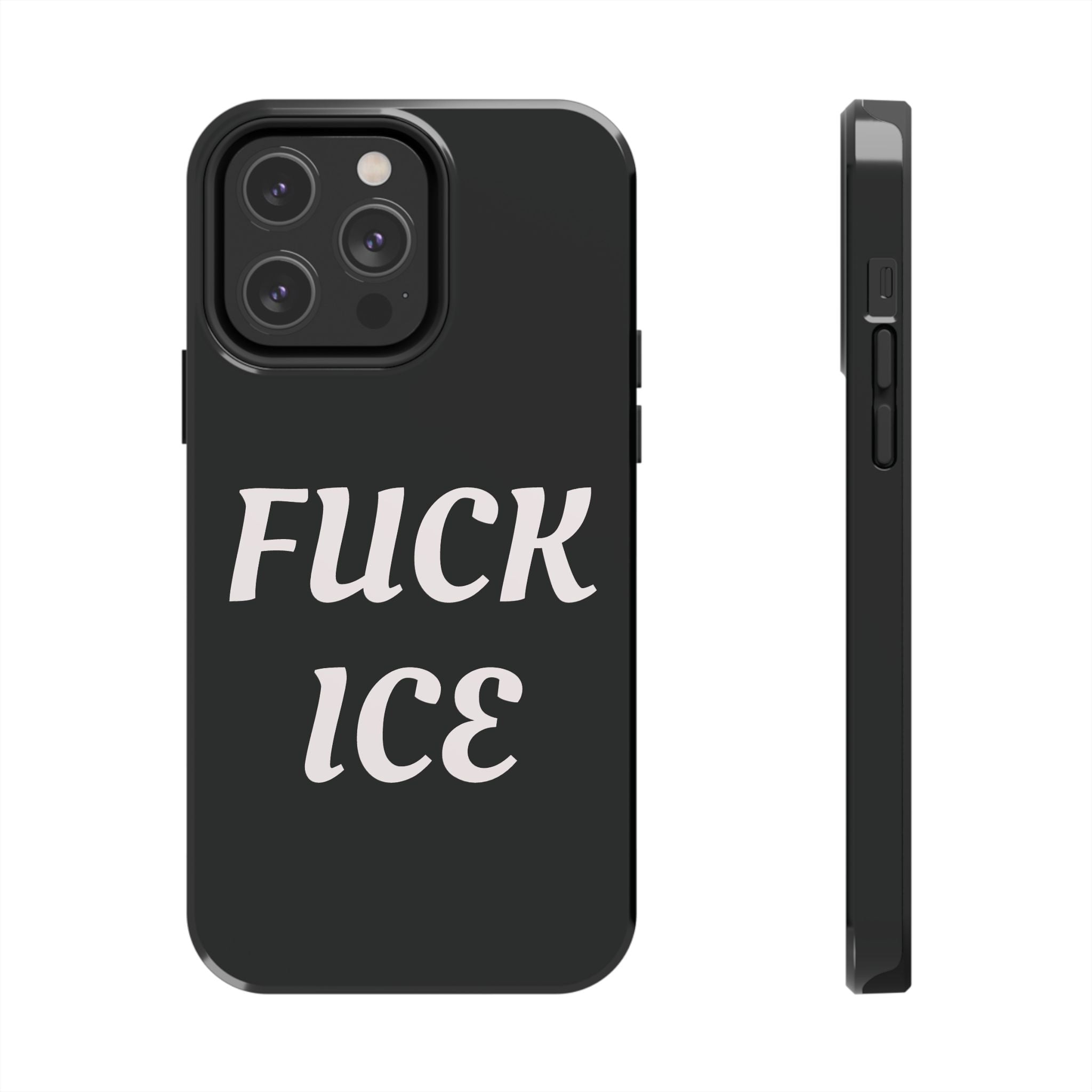 Phone Case — Bold “FUCK ICE” Political Statement Protective Case