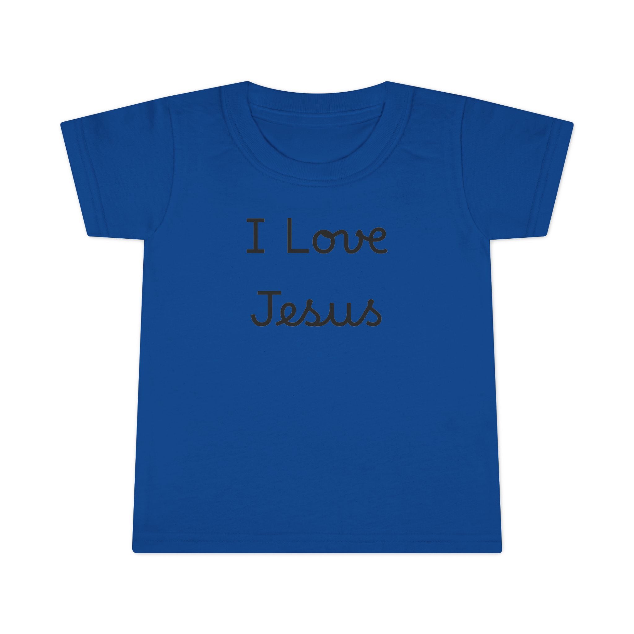 I Love Jesus Toddler T-Shirt — Christian Baby Tee, Religious Kids Apparel