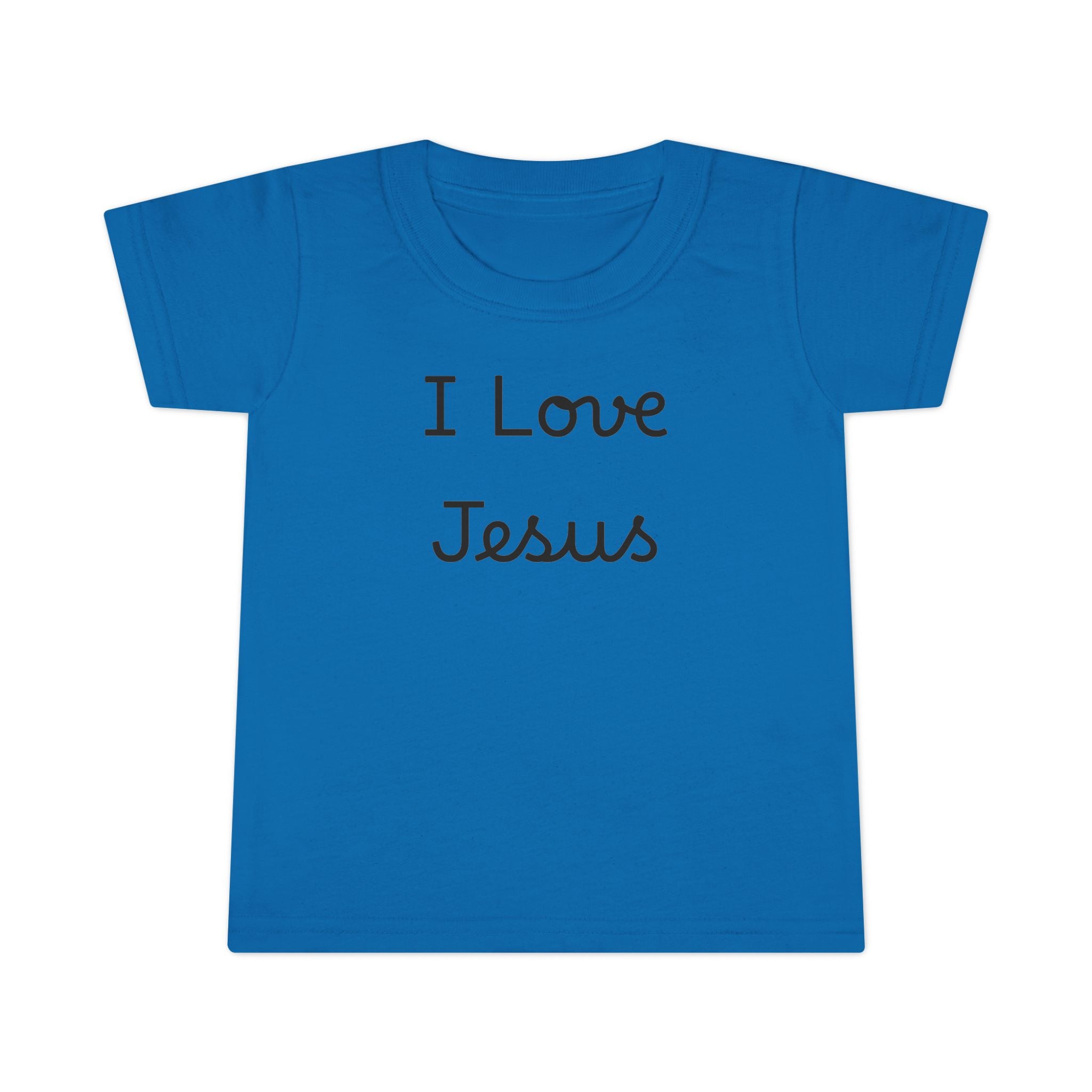 I Love Jesus Toddler T-Shirt — Christian Baby Tee, Religious Kids Apparel