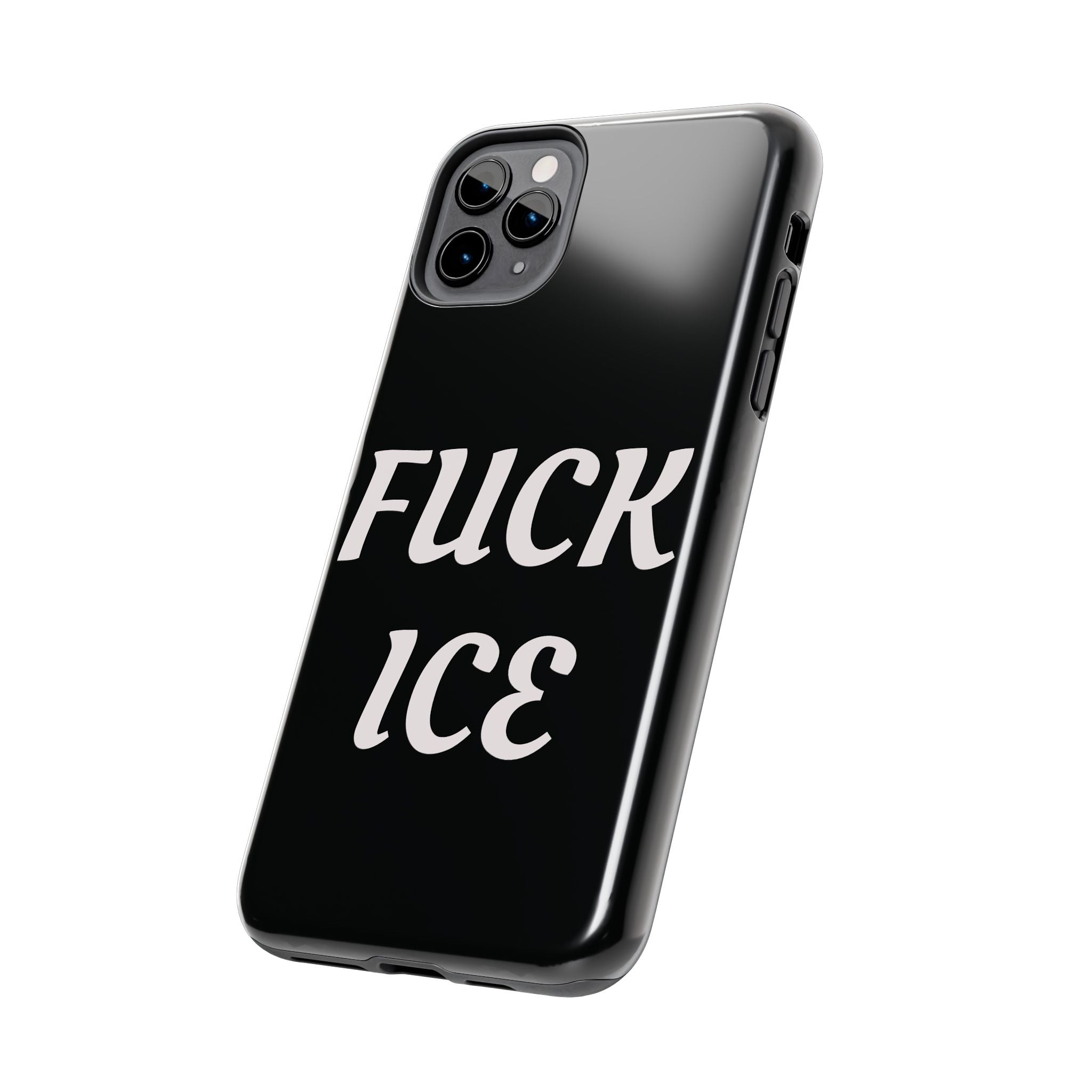 Phone Case — Bold “FUCK ICE” Political Statement Protective Case