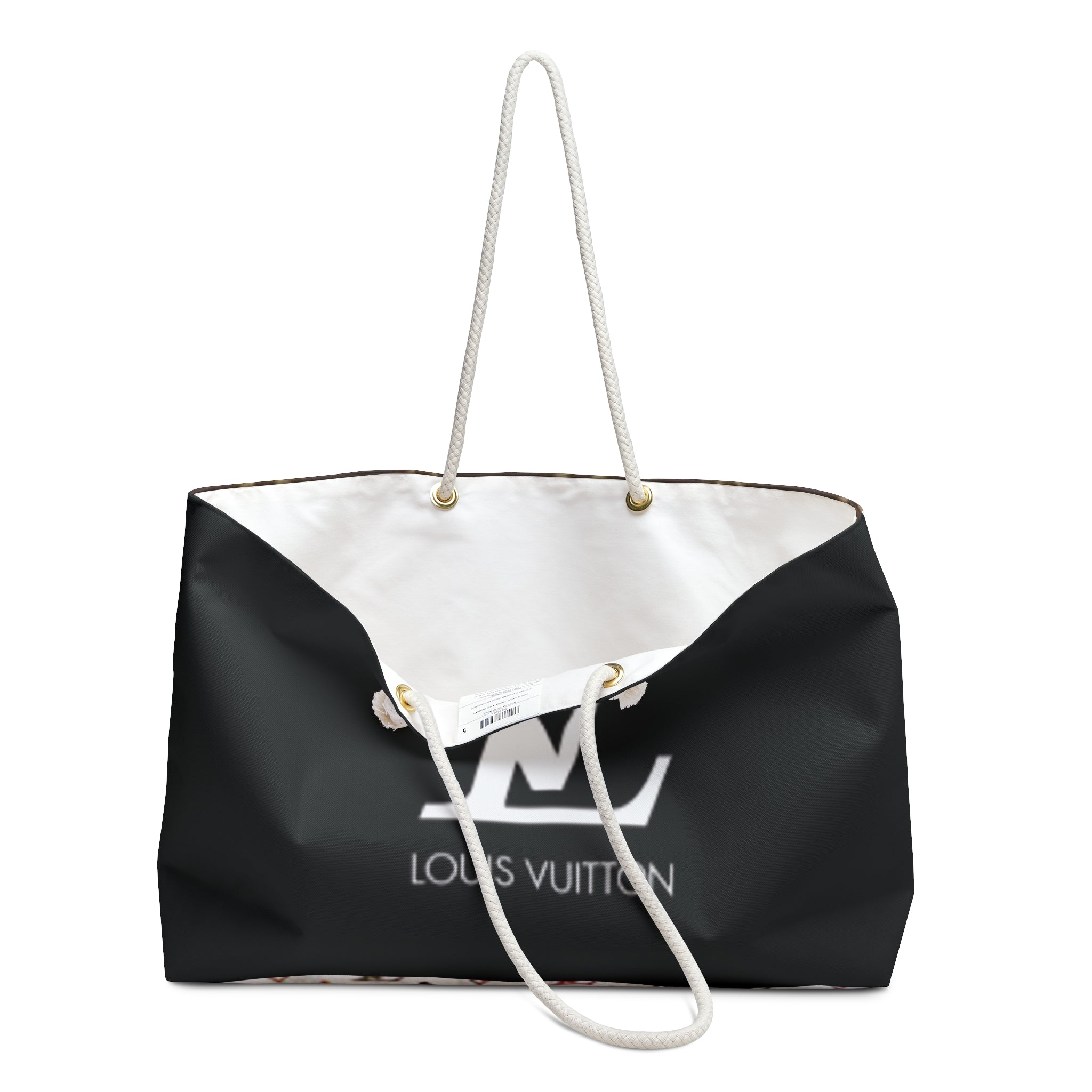 Monogram Weekender Bag — Luxury LV Logo Travel Tote