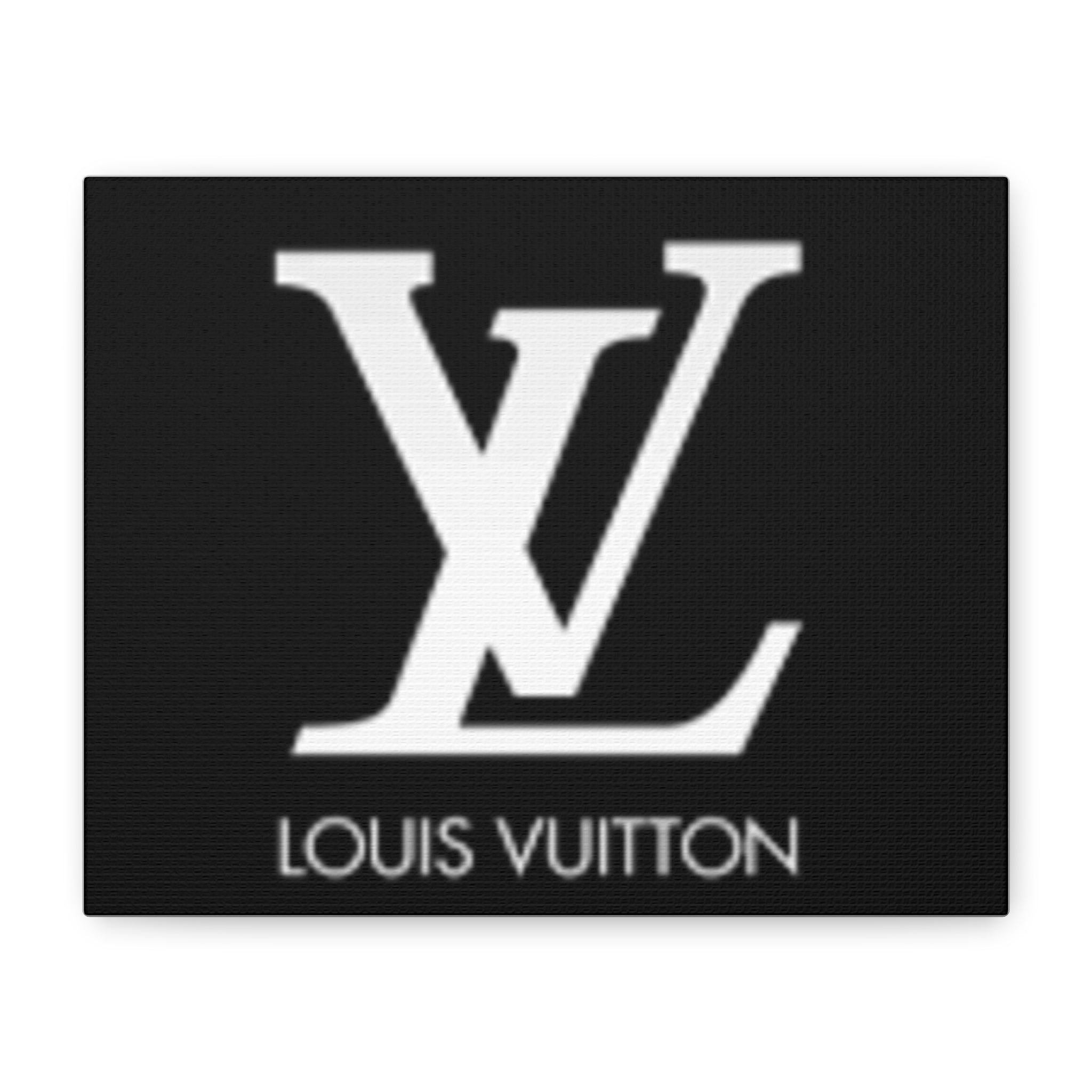 Luxury Logo Canvas Print — Monogram Wall Art