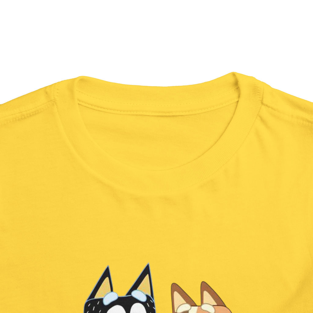 Toddler Tee — Cute Cartoon Bluey Family Kids Shirt