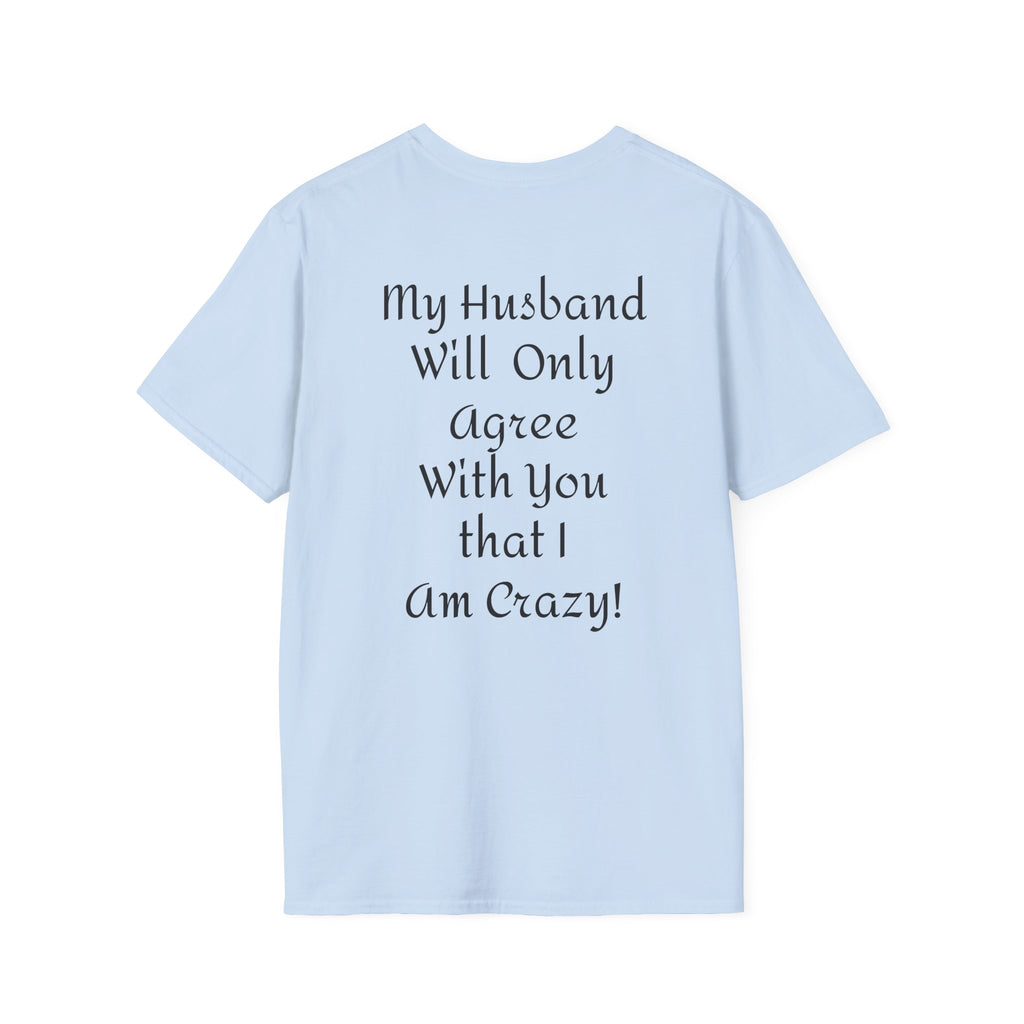 Crazy Script Tee — Minimal Script Graphic T‑Shirt