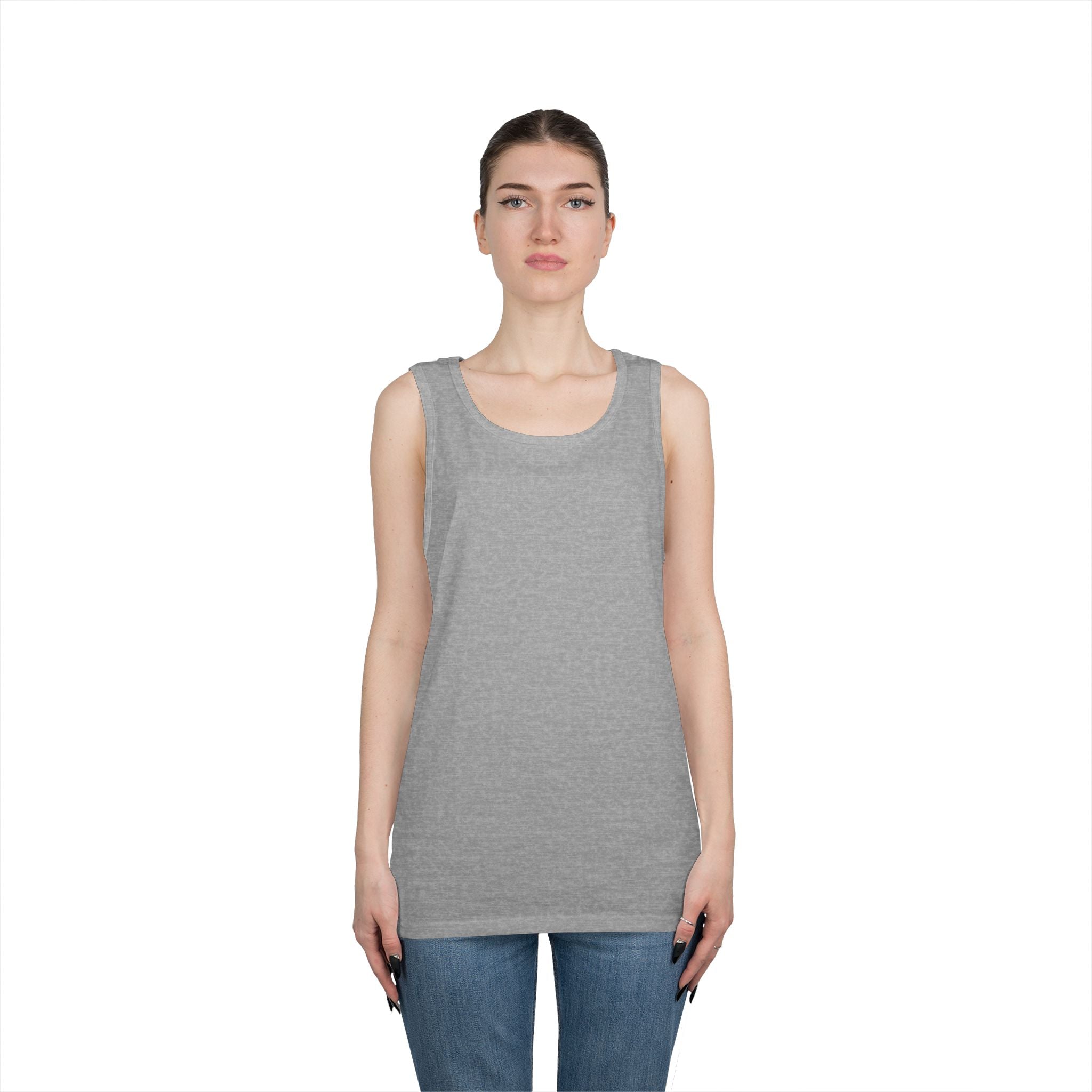 Tank Top — "I Have a Crazy Wife I'm Not Afraid to Use Her!" Funny Couples Graphic Tank